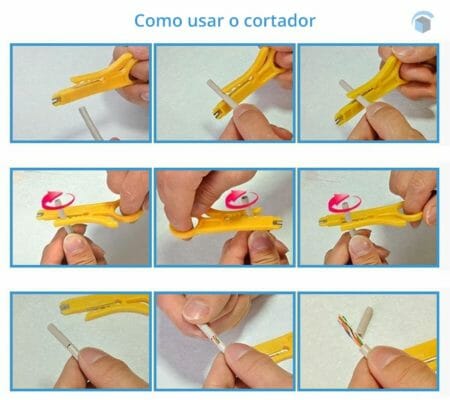 como cortar o tubo ptfe